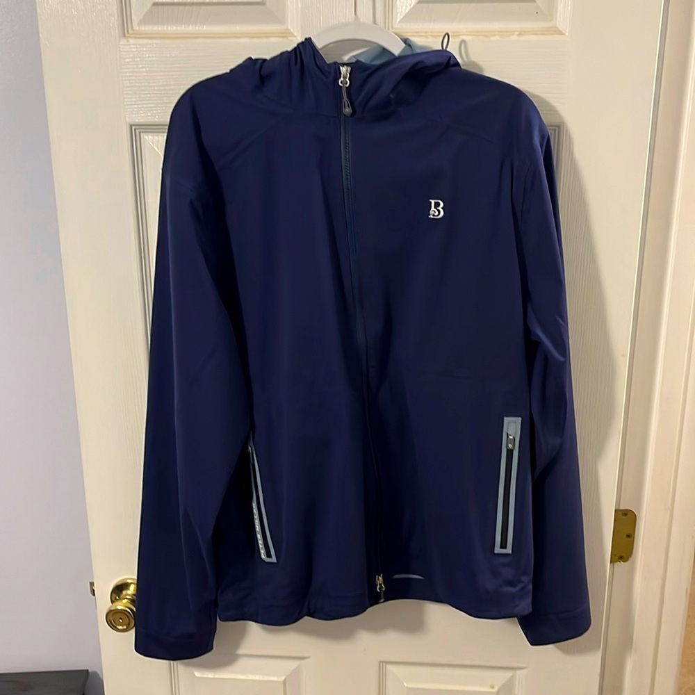 Peter Millar Sport Zip-Up. XL. Navy. Waterproof.